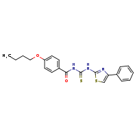 1-(4-butoxybenzoyl)-3-(4-phenyl-1,3-thiazol-2-yl)thiourea