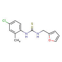 1-(4-chloro-2-methylphenyl)-3-(furan-2-ylmethyl)thiourea