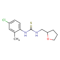 1-(4-chloro-2-methylphenyl)-3-(oxolan-2-ylmethyl)thiourea