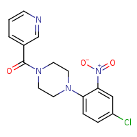 1-(4-chloro-2-nitrophenyl)-4-(pyridine-3-carbonyl)piperazine