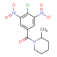 1-(4-chloro-3,5-dinitrobenzoyl)-2-methylpiperidine