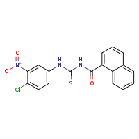 1-(4-chloro-3-nitrophenyl)-3-(naphthalene-1-carbonyl)thiourea