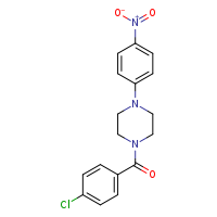 1-(4-chlorobenzoyl)-4-(4-nitrophenyl)piperazine