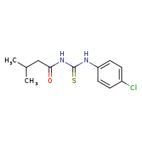 1-(4-chlorophenyl)-3-(3-methylbutanoyl)thiourea