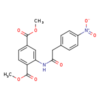 1,4-dimethyl 2-[2-(4-nitrophenyl)acetamido]benzene-1,4-dicarboxylate