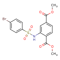 1,4-dimethyl 2-(4-bromobenzenesulfonamido)benzene-1,4-dicarboxylate
