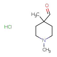 1,4-dimethylpiperidine-4-carbaldehyde hydrochloride