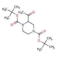 1,4-di-tert-butyl 2-acetylpiperazine-1,4-dicarboxylate
