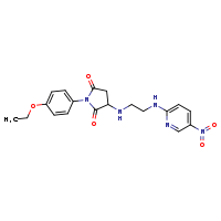 1-(4-ethoxyphenyl)-3-({2-[(5-nitropyridin-2-yl)amino]ethyl}amino)pyrrolidine-2,5-dione