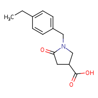 1-[(4-ethylphenyl)methyl]-5-oxopyrrolidine-3-carboxylic acid