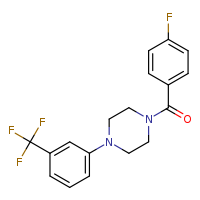 1-(4-fluorobenzoyl)-4-[3-(trifluoromethyl)phenyl]piperazine