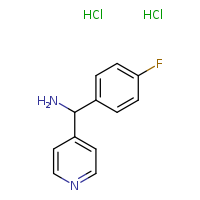 1-(4-fluorophenyl)-1-(pyridin-4-yl)methanamine dihydrochloride