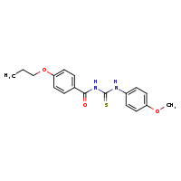 1-(4-methoxyphenyl)-3-(4-propoxybenzoyl)thiourea