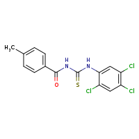 1-(4-methylbenzoyl)-3-(2,4,5-trichlorophenyl)thiourea