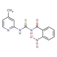 1-(4-methylpyridin-2-yl)-3-(2-nitrobenzoyl)thiourea