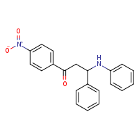 1-(4-nitrophenyl)-3-phenyl-3-(phenylamino)propan-1-one