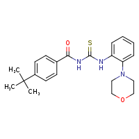 1-(4-tert-butylbenzoyl)-3-[2-(morpholin-4-yl)phenyl]thiourea