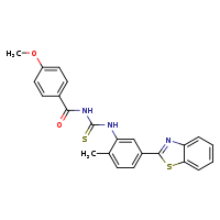 1-[5-(1,3-benzothiazol-2-yl)-2-methylphenyl]-3-(4-methoxybenzoyl)thiourea