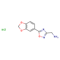 1-[5-(2H-1,3-benzodioxol-5-yl)-1,2,4-oxadiazol-3-yl]methanamine hydrochloride
