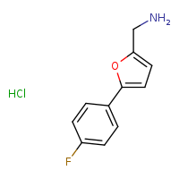 1-[5-(4-fluorophenyl)furan-2-yl]methanamine hydrochloride