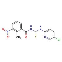 1-(5-chloropyridin-2-yl)-3-(2-methyl-3-nitrobenzoyl)thiourea