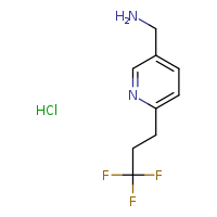 1-[6-(3,3,3-trifluoropropyl)pyridin-3-yl]methanamine hydrochloride