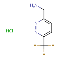 1-[6-(trifluoromethyl)pyridazin-3-yl]methanamine hydrochloride