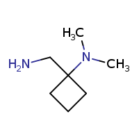 1-(aminomethyl)-N,N-dimethylcyclobutan-1-amine