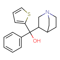 1-azabicyclo[2.2.2]octan-3-yl(phenyl)thiophen-2-ylmethanol