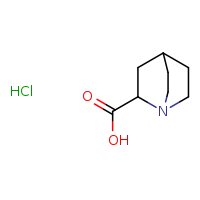 1-azabicyclo[2.2.2]octane-2-carboxylic acid hydrochloride