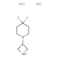 1-(azetidin-3-yl)-4,4-difluoropiperidine dihydrochloride