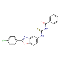 1-benzoyl-3-[2-(4-chlorophenyl)-1,3-benzoxazol-5-yl]thiourea