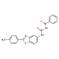 1-benzoyl-3-[2-(4-methylphenyl)-1,3-benzoxazol-5-yl]thiourea