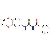1-benzoyl-3-(3,4-dimethoxyphenyl)thiourea
