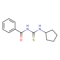 1-benzoyl-3-cyclopentylthiourea