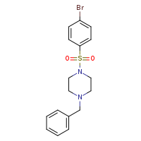 1-benzyl-4-(4-bromobenzenesulfonyl)piperazine