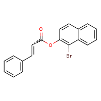1-bromonaphthalen-2-yl (2E)-3-phenylprop-2-enoate