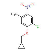 1-chloro-2-(cyclopropylmethoxy)-4-methyl-5-nitrobenzene