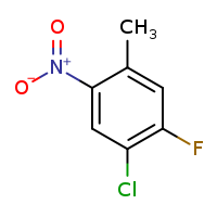 1-chloro-2-fluoro-4-methyl-5-nitrobenzene