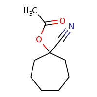 1-cyanocycloheptyl acetate