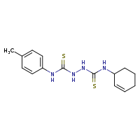 1-{[(cyclohex-2-en-1-yl)carbamothioyl]amino}-3-(4-methylphenyl)thiourea