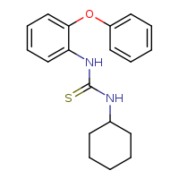 1-cyclohexyl-3-(2-phenoxyphenyl)thiourea