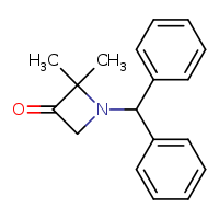 1-(diphenylmethyl)-2,2-dimethylazetidin-3-one