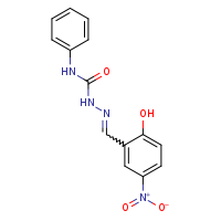 1-[(E)-[(2-hydroxy-5-nitrophenyl)methylidene]amino]-3-phenylurea
