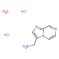1-{imidazo[1,2-a]pyrazin-3-yl}methanamine hydrate dihydrochloride