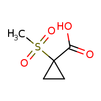 1-methanesulfonylcyclopropane-1-carboxylic acid