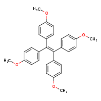 1-methoxy-4-[1,2,2-tris(4-methoxyphenyl)ethenyl]benzene