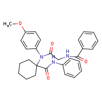 1-[N-(4-methoxyphenyl)-2-(phenylformamido)acetamido]-N-phenylcyclohexane-1-carboxamide