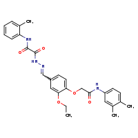1-{N'-[(E)-(4-{[(3,4-dimethylphenyl)carbamoyl]methoxy}-3-ethoxyphenyl)methylidene]hydrazinecarbonyl}-N-(2-methylphenyl)formamide