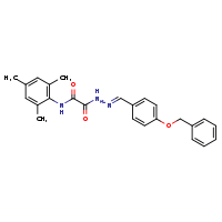 1-{N'-[(E)-[4-(benzyloxy)phenyl]methylidene]hydrazinecarbonyl}-N-(2,4,6-trimethylphenyl)formamide